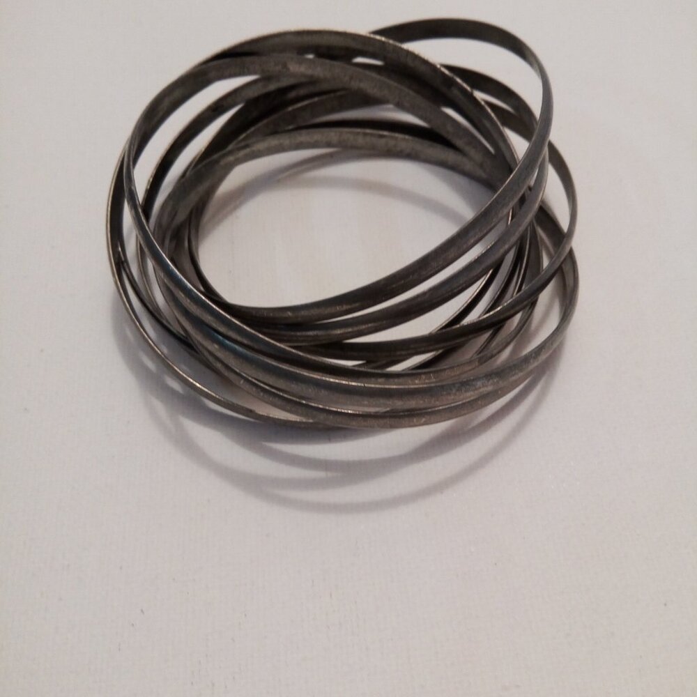 Intertwined Sleek 9 Bangles - Set of 2 - Picture 7 of 7